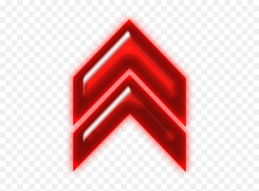 Filedouble Arrow Neon Red Uppng - Wikimedia Commons Neon Up Png,Up Arrow Png