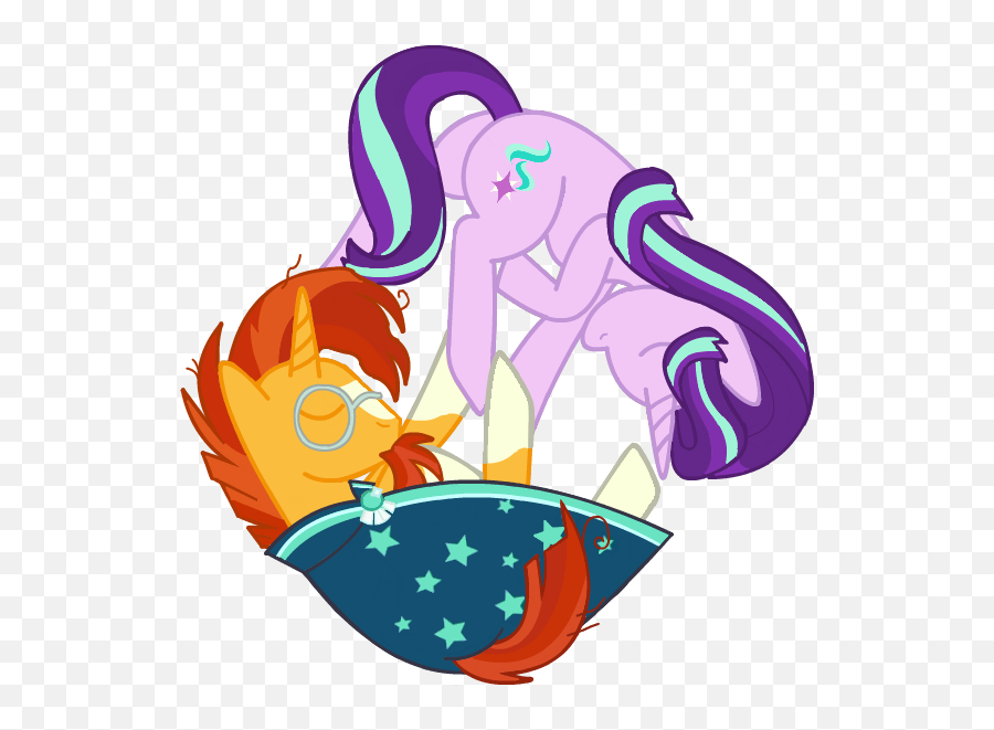 Starlight Glimmer X Sunburst Fans - Fim Show Discussion Illustration ...