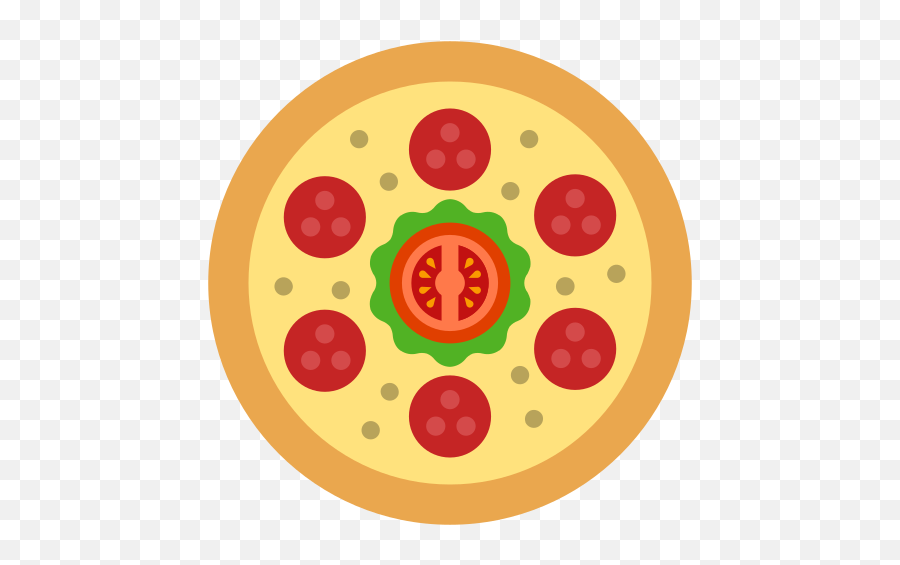 Pizza Icon - Circle Png,Pizza Png Images