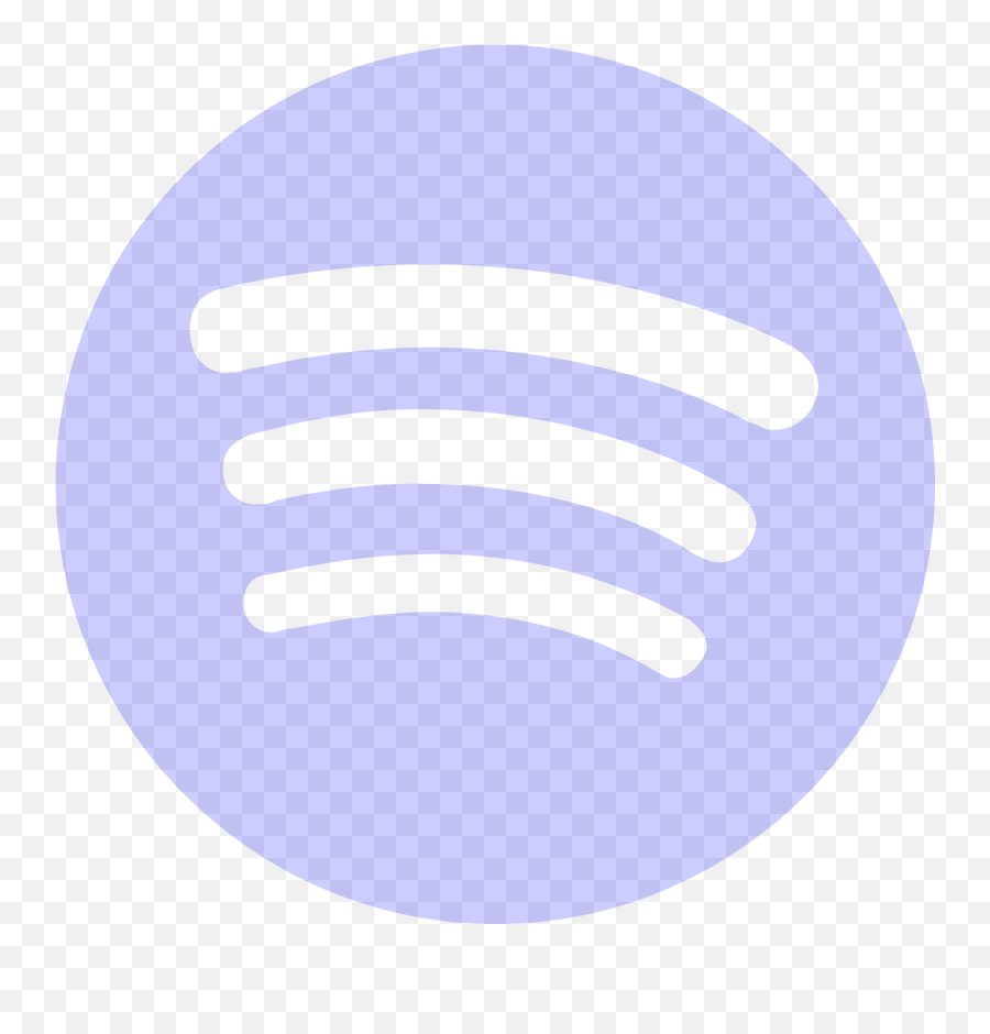 Blue Spotify logo (png icon)