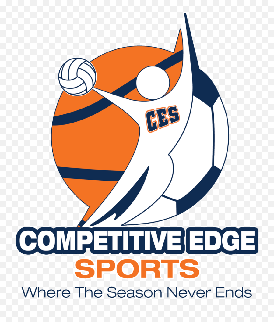 Competitive Edge Sports - Volleyball And Basketball Logo Png,Volleyball Logo