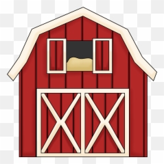 Silo Barn Clip Art - Red Turkey Cliparts Png Download 2367 Old Macdonald Farm House,Silo Png