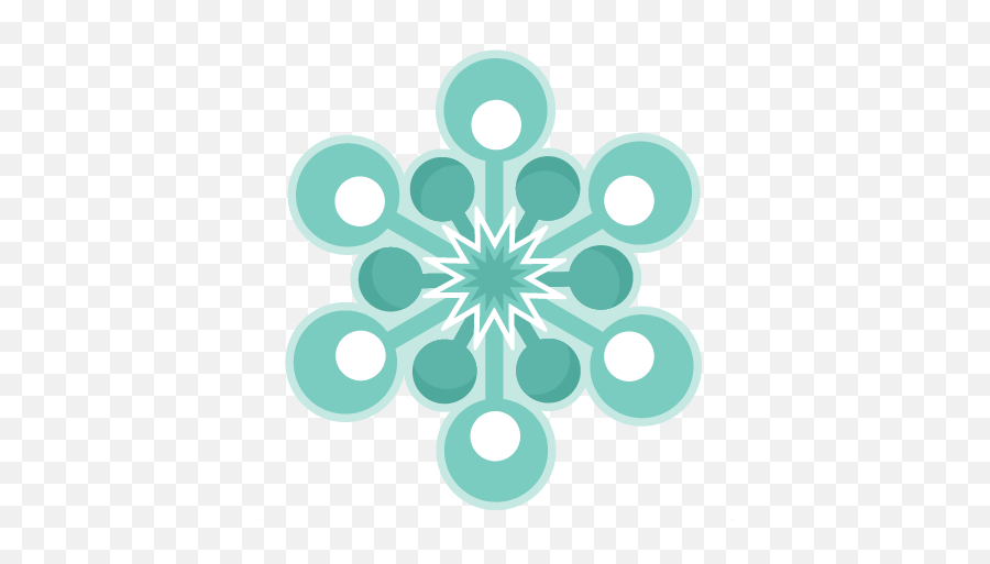Download Hd Snowflake Clipart Scrapbook - Clip Art Circle Png,Snowflakes Clipart Png