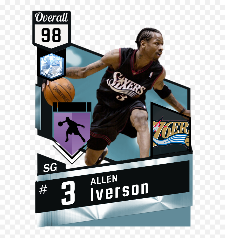 Largest Collection Of Free - Toedit Allen Iverson Stickers On Reggie Miller Nba 2k Png,Allen Iverson Png