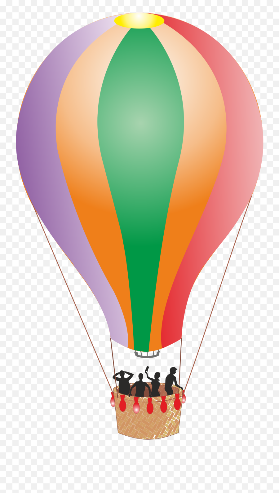 Download Air Balloon Png Clipart - Clip Art Hot Air Balloon,On Air Png