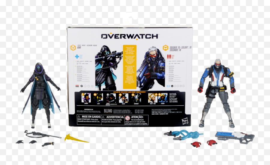 Overwatch Ultimates Series Soldier 76 U0026 Ana Collectible - Overwatch Soldier 76 Action Figure Png,Soldier 76 Png