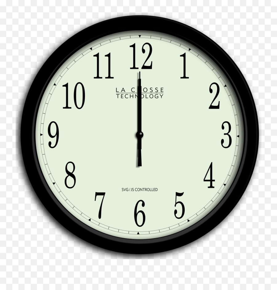 Fileanimated Analog Svg Clocksvg - Wikimedia Commons Analog Clock Png,Animated Png