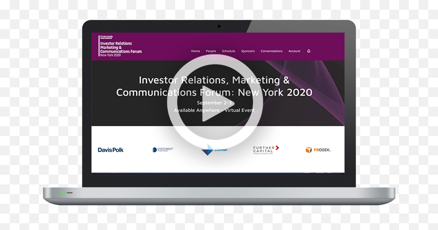 Investor Relations Marketing U0026 Communications Virtual Forum - Web Design Png,Star Wars Logo Generator