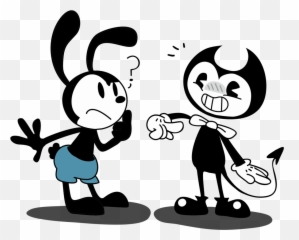 Mickey Oswald And Bendy Png Image - Epic Mickey Oswald The Lucky Rabbit,Bendy Png