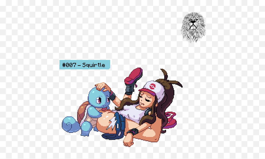 Pokemon - Squirtle U0026 Touko Cartoon Png,Squirtle Png