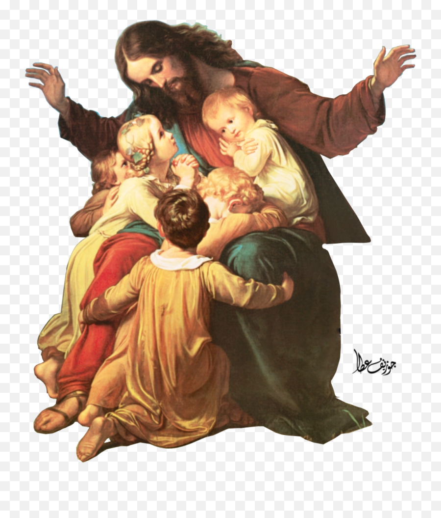 Download Divinity Christ Holy People God Is Life Hq Png - Jesus With Child Png,God Transparent