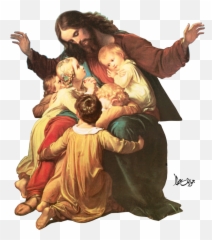 Download Divinity Christ Holy People God Is Life Hq Png - Jesus With Child Png,God Transparent