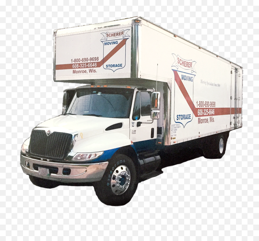 Moving Company - Scherer Moving And Storage Monroe Wi Commercial Vehicle Png,Moving Truck Png