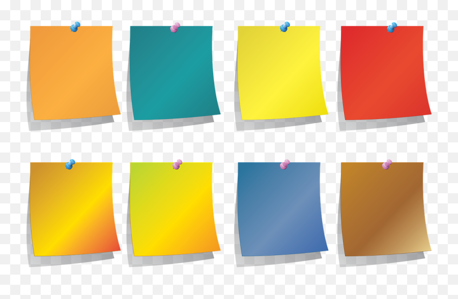 Post It Note Pin Memo - Free Image On Pixabay Post It With Pin Png,Post It Note Transparent Background