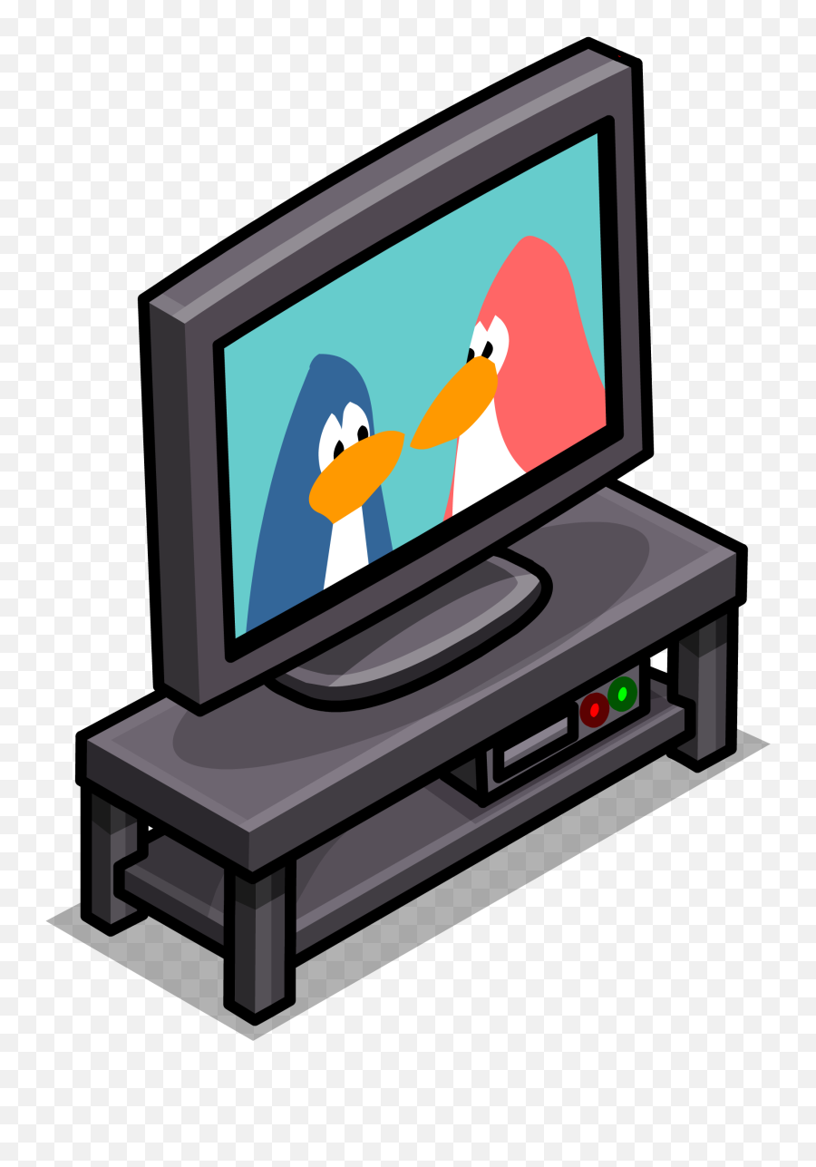 Cartoon Tv And Stand - Tv Stand Clipart Png,Cartoon Tv Png