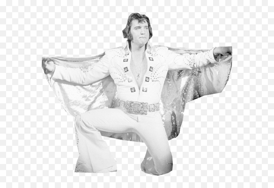 Elvis White Jump Suit Png Image With No - Late Elvis Presley,Elvis Presley Png