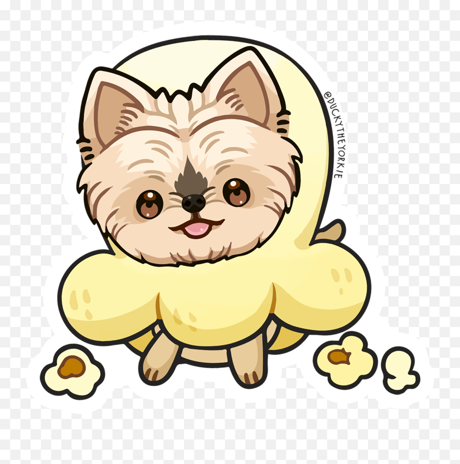 Popcorn Kernel Sticker - Happy Png,Popcorn Kernel Png