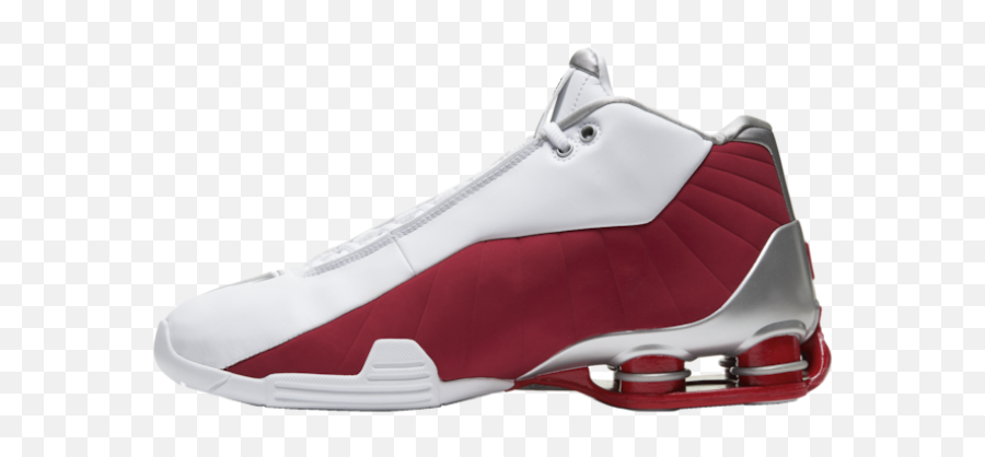 Nike Shox Bb4 Whitevarsity Red Mens Basketball Vince C - Round Toe Png,Vince Carter Png