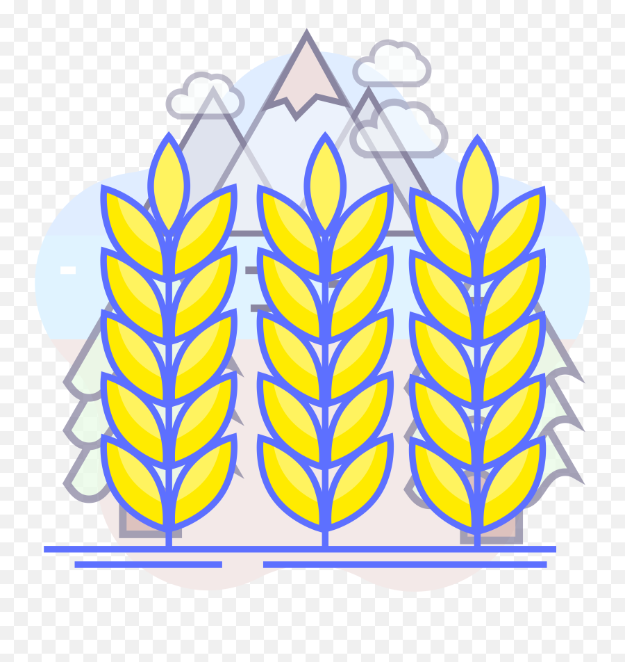 Download Icon Iocn Yellow Wheat Png And Vector Image - Vertical,Wheat Icon Png