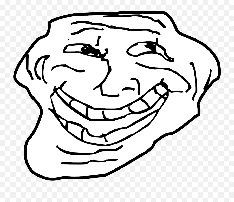 Image - 538951 Trollface Know Your Meme Hand Drawn Troll Face Png,Troll Face Transparent