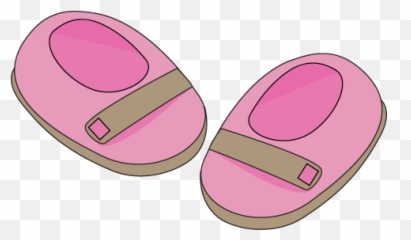 Baby Shoes Clipart Png - Pink Baby Shoes Cartoon,Baby Shoes Png