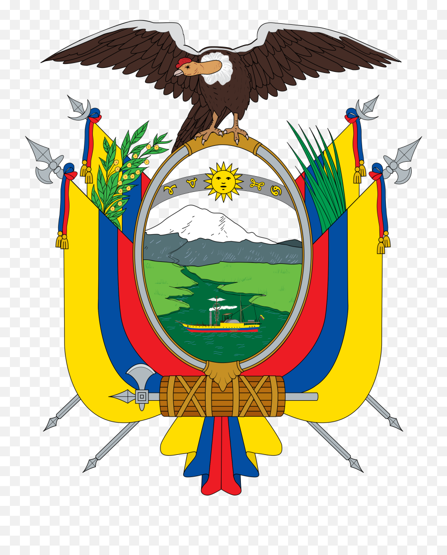 Ecuador Flag - Ecuador Coat Of Arms Png,Ecuador Flag Png