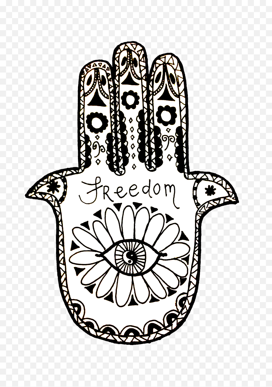 Download Freedom Hamsa - Dot Png,Hamsa Png