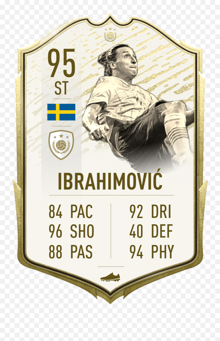 Made A Zlatan Icon Moments Card From - Baggio Moments Fifa 21 Png,Embarrassing Icon