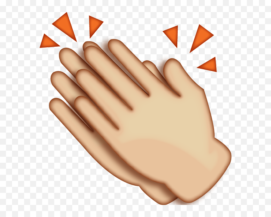 Hands Clapping Png Hd Transparent Hdpng - Emoji Clap Hands Png,Hand Transparent Png