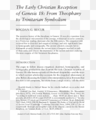 Pdf The Early Christian Reception Of Genesis 18 From - Document png