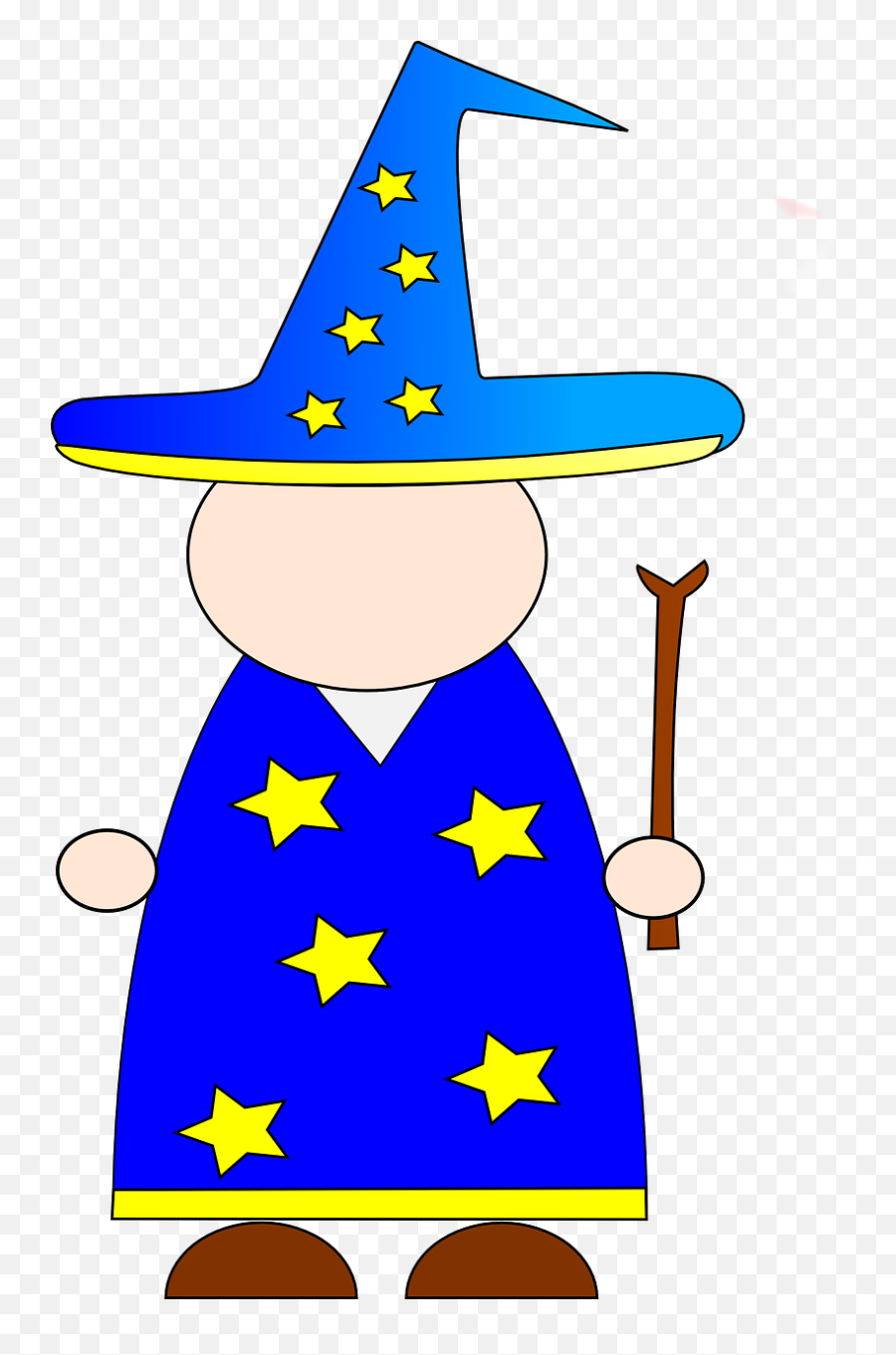 Wizard Hat Wand - Clip Art Png,Wizard Hat Png