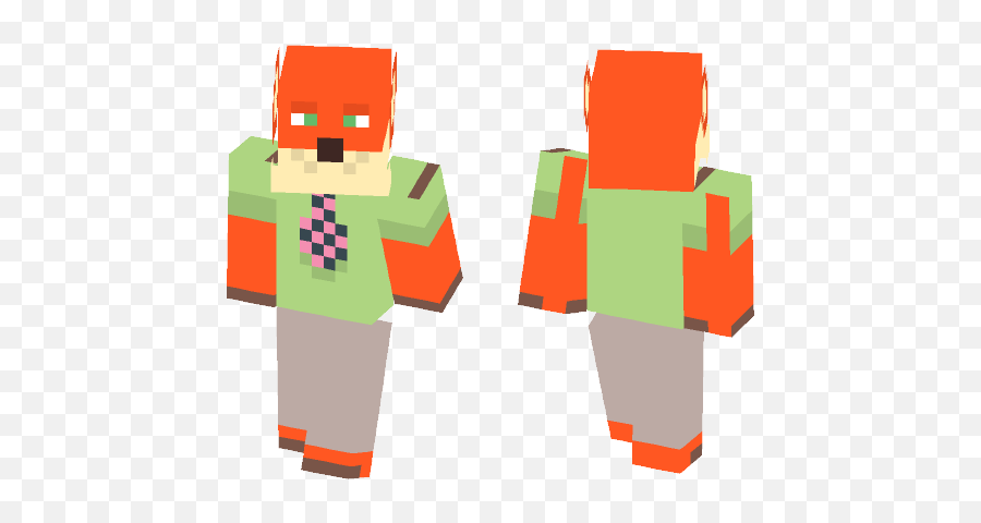 Download Nick From Zootopia Minecraft Skin For Free - Clash Royale Princess Minecraft Skin Png,Zootopia Icon