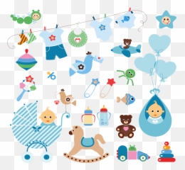 Download Hd Free Baby Vector Graphics 1428885 - Shower Background Png