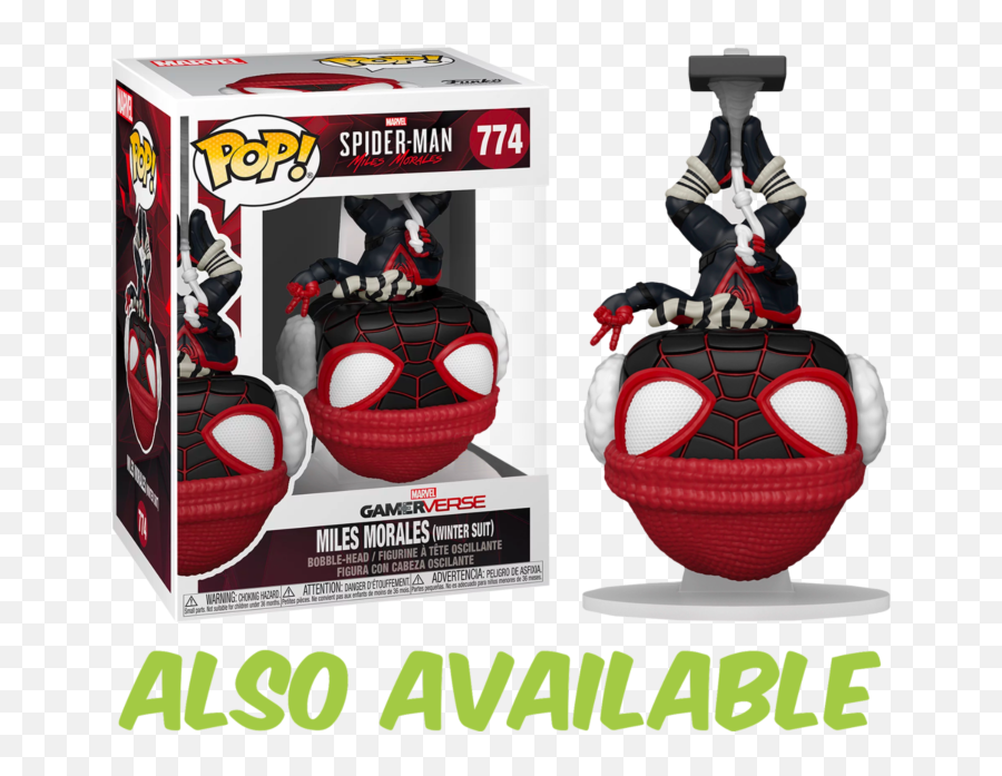 Bundled With Ecotek Protector To Protect Display Box Spider - Miles Morales Winter Suit Funko Pop Png,Spider Man Noir Icon