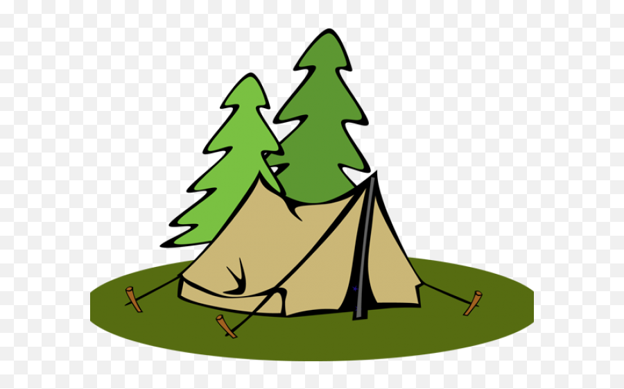 Pine Tree Clipart Transparent Background - Camping Tent Tent Camp Clip Art Png,Pine Tree Transparent Background