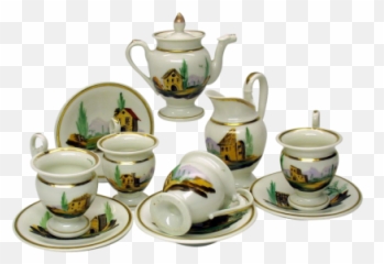 Tea Set Background - 25833 Transparentpng Ceramic,Tea Set Png