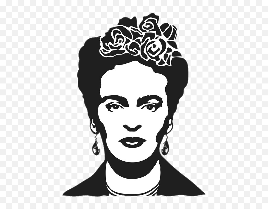 Png Frida - Frida Kahlo Stencil,Frida Kahlo Png