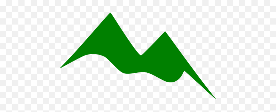 Green Mountain Icon - Free Green Mountain Icons Green Transparent Mountain Logo Png,Mountain Clipart Png