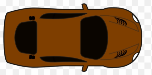 Clipart Car Top View Brown Art - Cartoon png