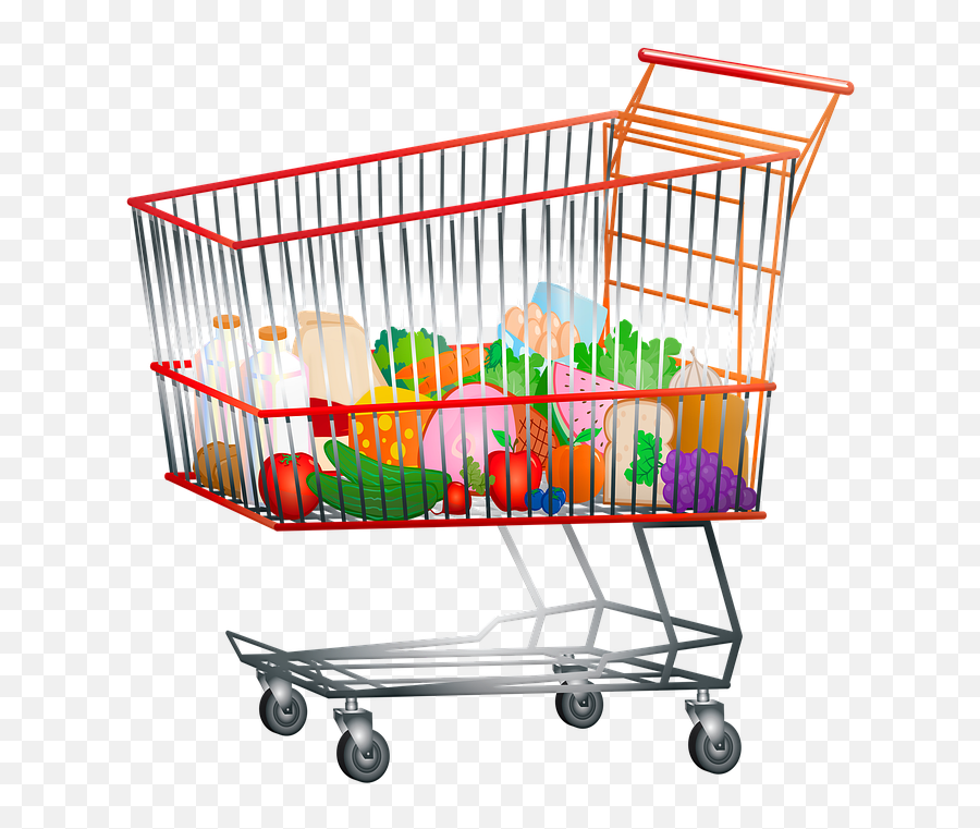 Grocery Basket Shopping Cart - Free Image On Pixabay Panier De Livraison Png,Grocery Png