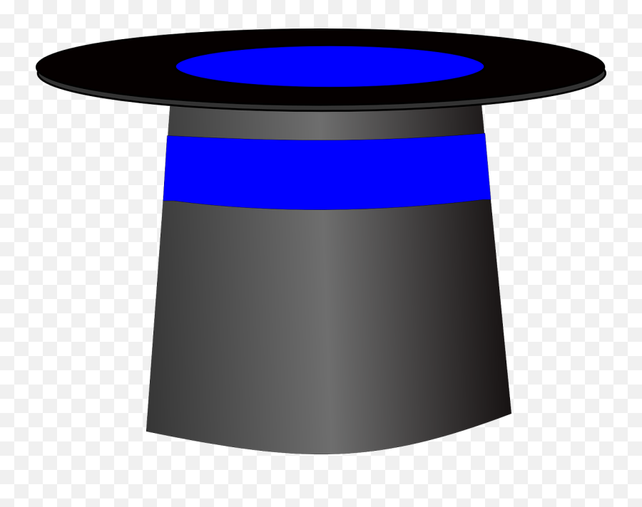 Top Hat Magic Logo - Free Vector Graphic On Pixabay Blue Magic Hat Png,Magic Logo Png