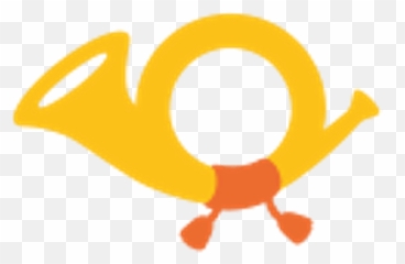 Yellow Post Horn Clipart Transparent Png - StickPNG Emoji