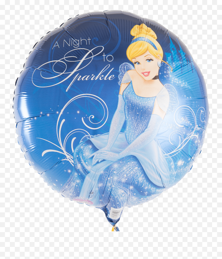 Cinderella Night To Sparkle Helium Filled Balloon - Disney Images Of Cinderella Png,Cinderella Png