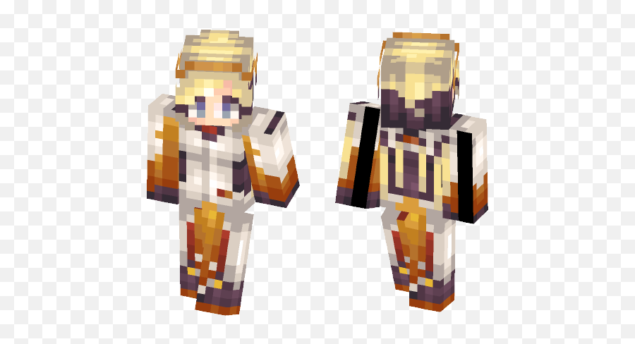 Download Heroes Never Die Overwatch - Mercy Minecraft Skin Fictional Character Png,Overwatch Mercy Png