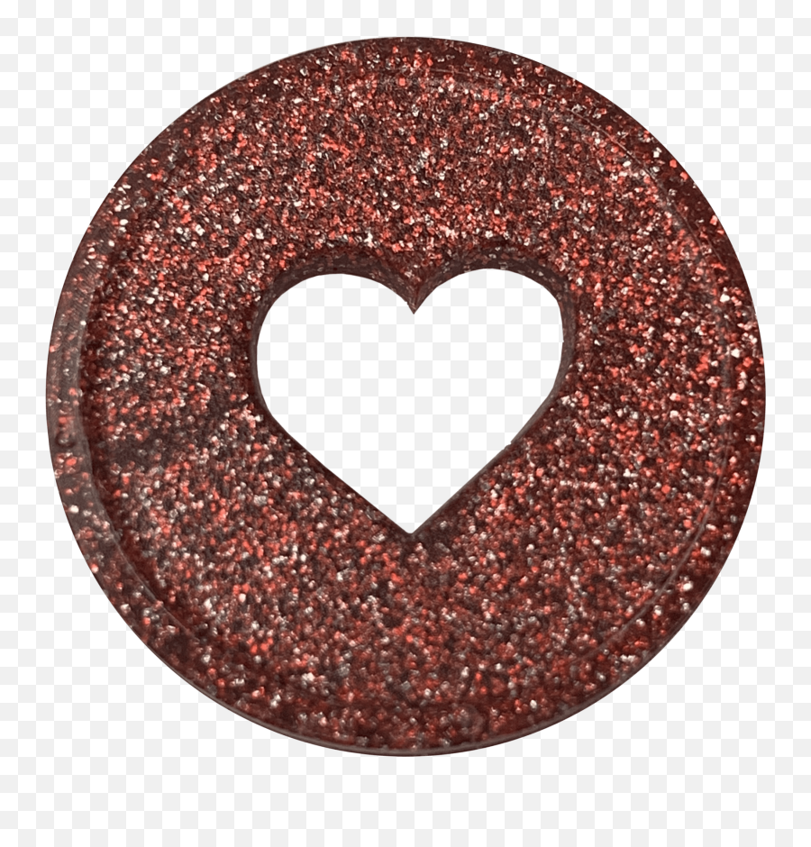 Red Glitter Heart Tokens Bag Of 100 - Heart Png,Red Glitter Png
