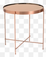 Drum Table Png Pic - Modern Copper Table,Side Table Png