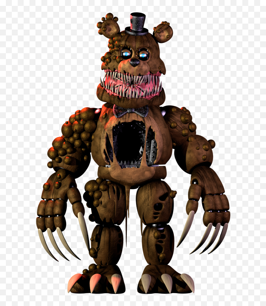 Animatronics Nightmare Foxy Png - Freddy Twisted Ones Fnaf,Nightmare Png