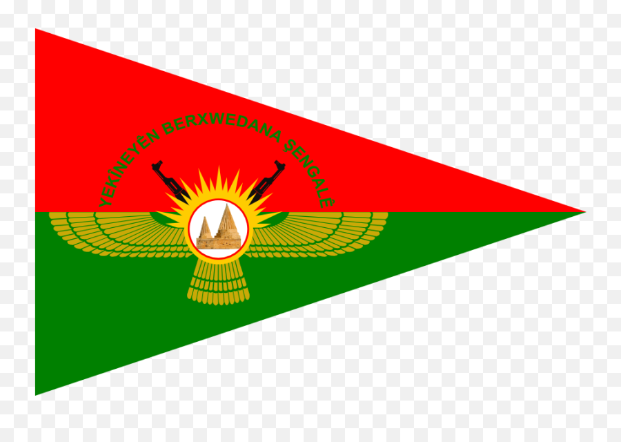 Sinjar Restistance Units Flag - Ybs Flag Png,Red Flag Png