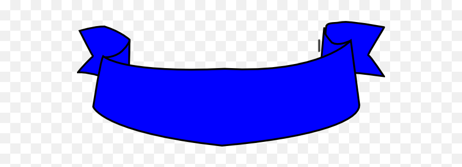 Blue Banner Clip Art - Blue Banner Clipart Png,Blue Banner Png