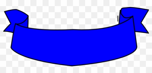 Blue Banner Clip Art - Clipart png